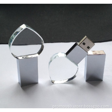 luminous 4GB usb flash acrylic engraving 3D LOGO
